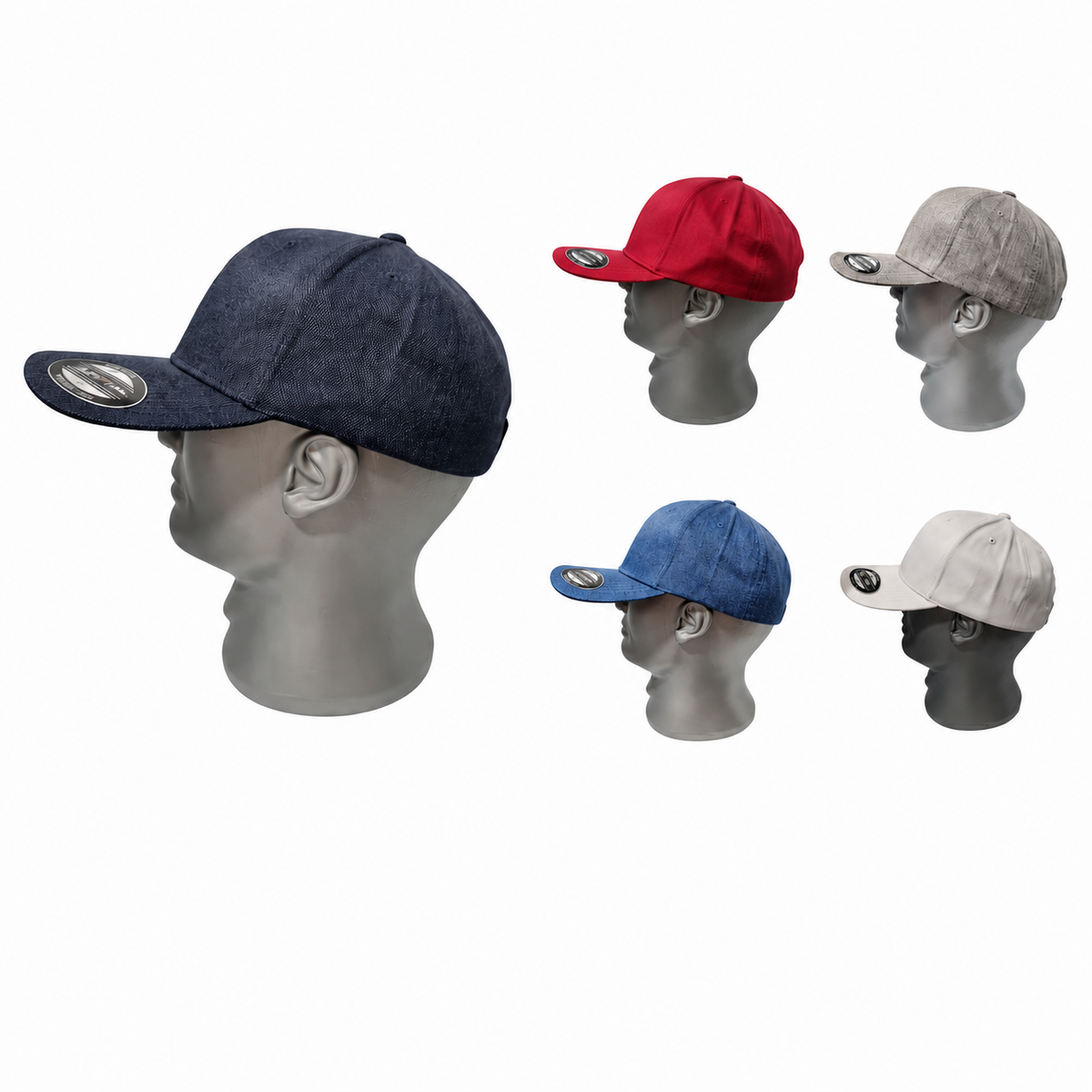 gorra fifted 10f con costuras ebilla 1225