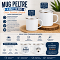 MUG PELTRE METALICO SUBLIMABLE