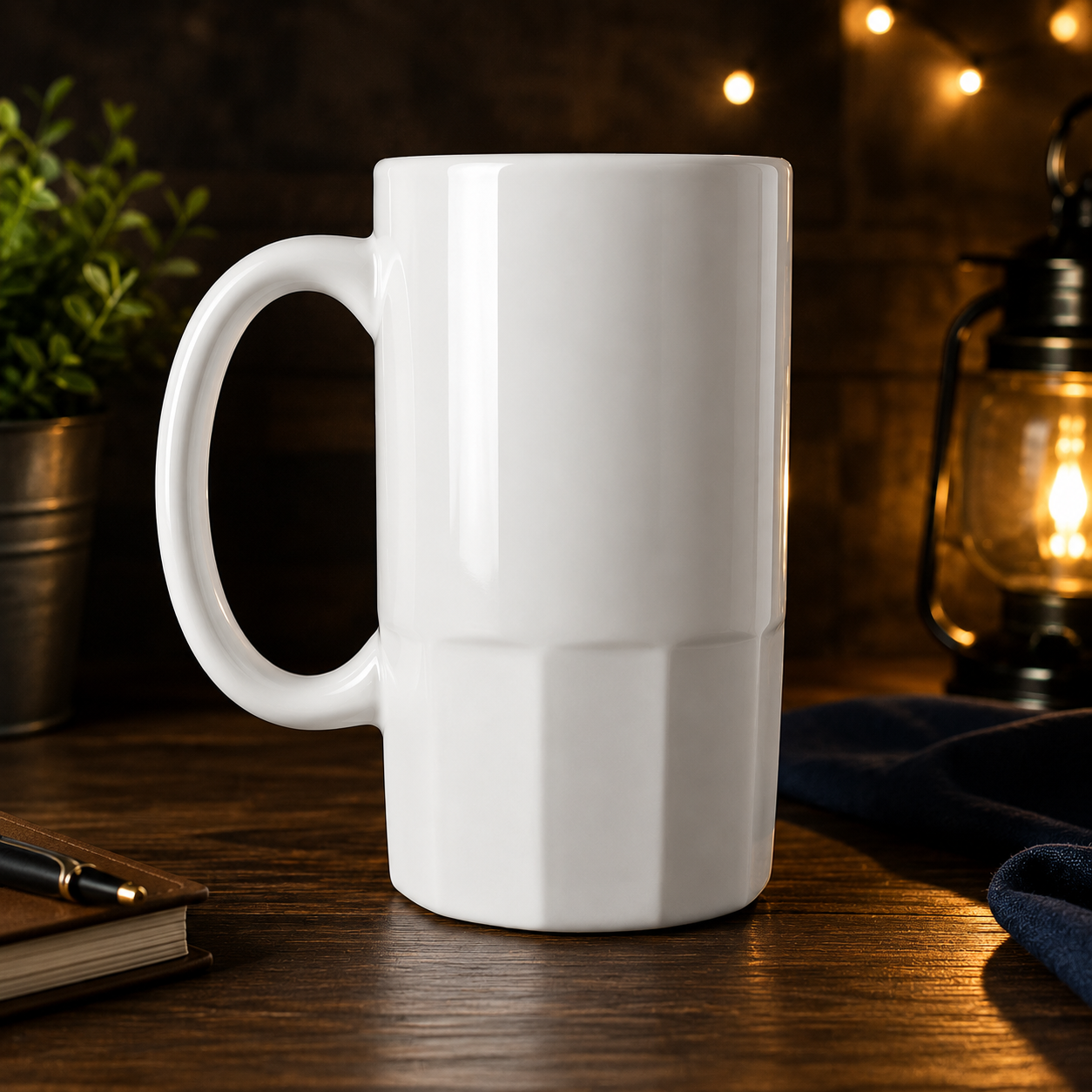 mug cervecero blanco ceramica sublimacion