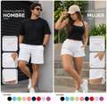 pantaloneta hombre y dama burda 320 gr