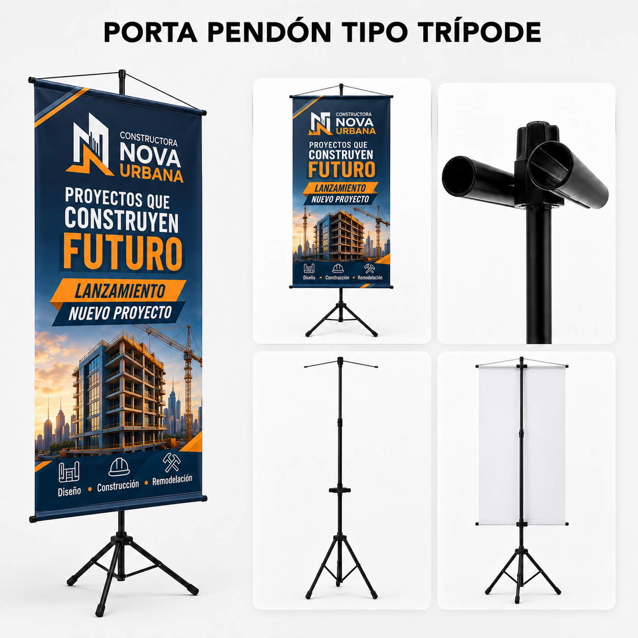 PORTA PENDON TRIPODE