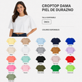Croptop Piel de durazno dama