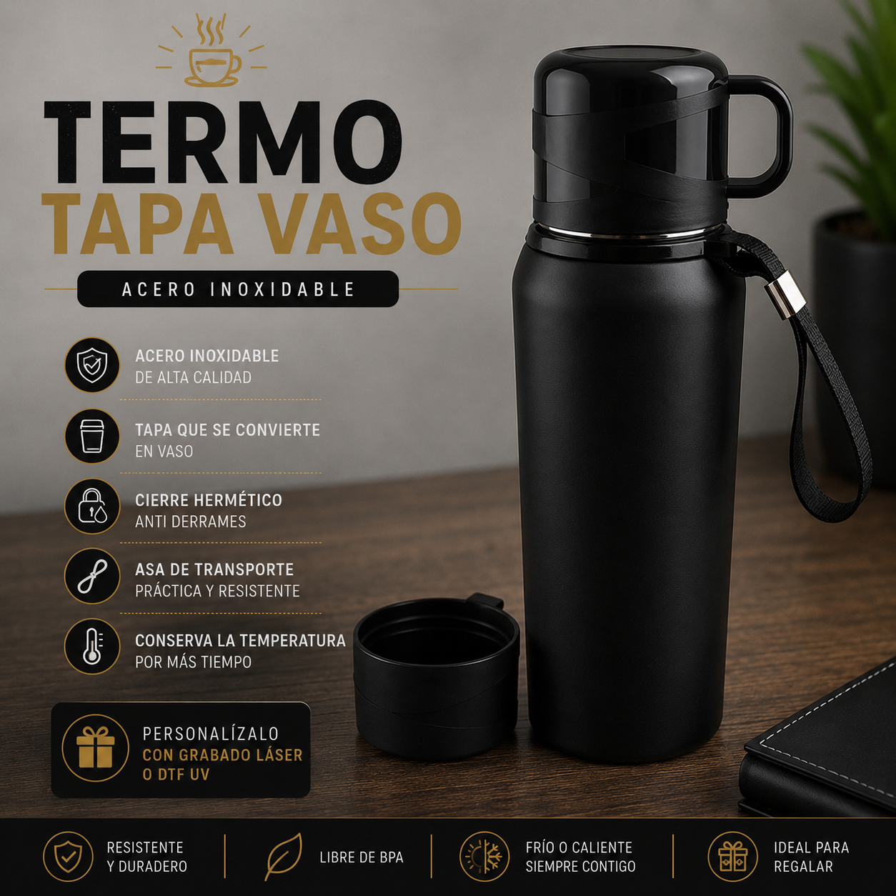 termo tapa vaso