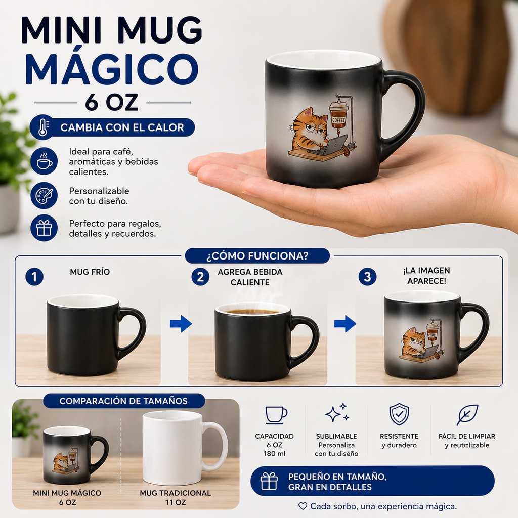 mini mug mágico 6 onz