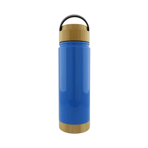 termo tapa bambu metalico