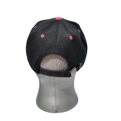 gorra acrilico con ebilla 1033 franja blanca / bicolor 1044