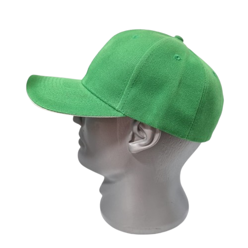 gorra acrilico con ebilla 1033 franja blanca / bicolor 1044