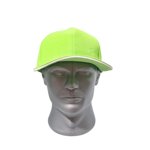 gorra acrilico con ebilla 1033 franja blanca / bicolor 1044