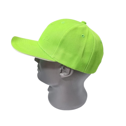 gorra acrilico con ebilla 1033 franja blanca / bicolor 1044