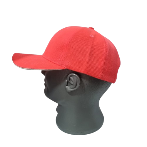 gorra acrilico con ebilla 1033 franja blanca / bicolor 1044