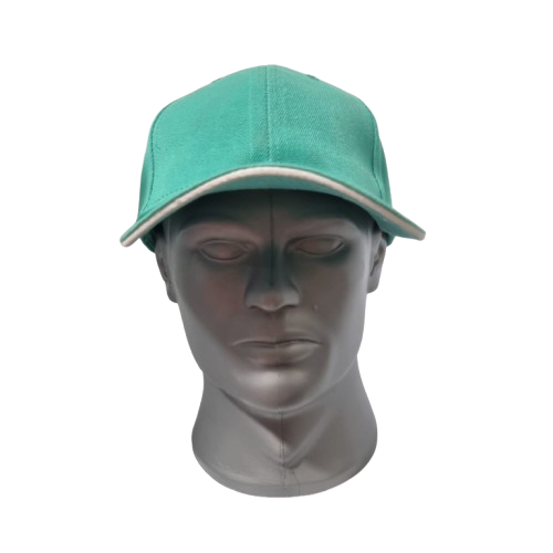 gorra acrilico con ebilla 1033 franja blanca / bicolor 1044