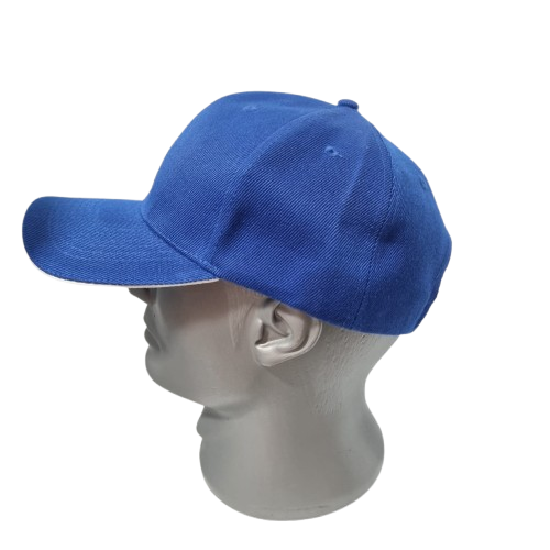 gorra acrilico con ebilla 1033 franja blanca / bicolor 1044
