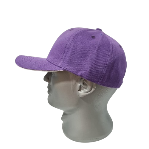 gorra acrilico con ebilla 1033 franja blanca / bicolor 1044