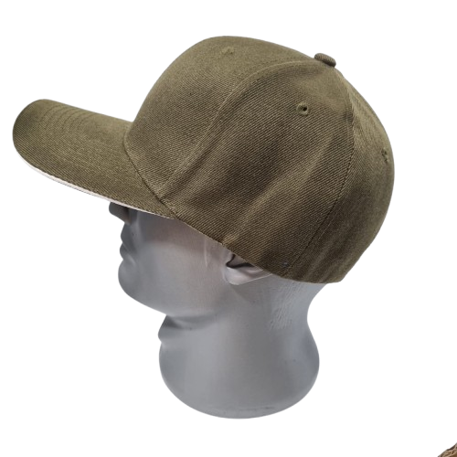 gorra acrilico con ebilla 1033 franja blanca / bicolor 1044