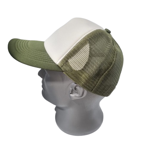 gorra malla espuma frente blanco 1125