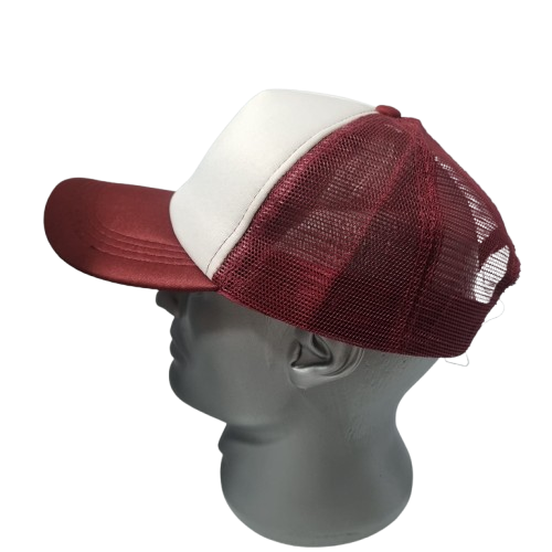 gorra malla espuma frente blanco 1125