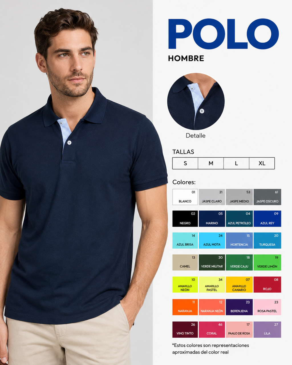 POLO TELA PIQUE