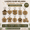 llavero grabado en mdf